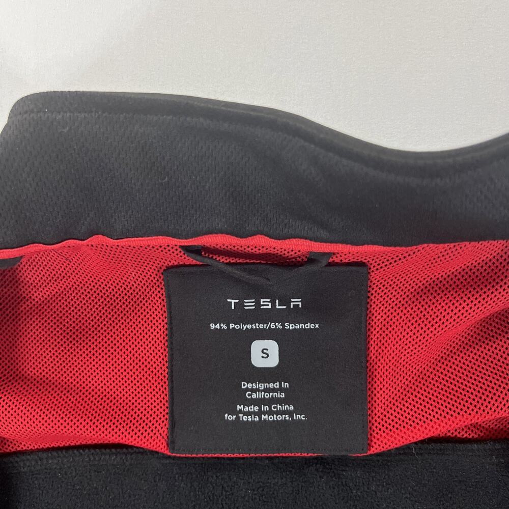Tesla Corporate Jacket Women's Size Small Black Embroidered Full Zip Soft Shell - Picture 6 of 8